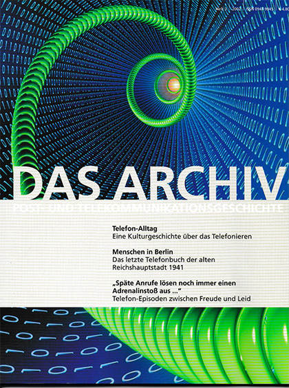 Titelblatt DAS ARCHIV